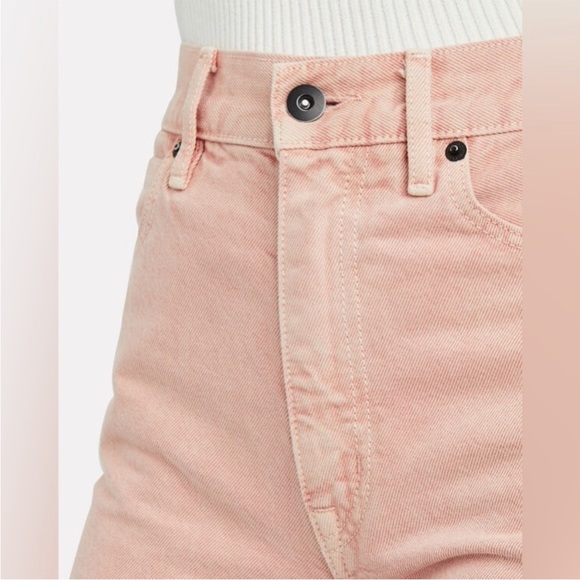 SLVRLAKE Grace Ankle Wide Leg Jeans in Blush - Picture 7 of 15